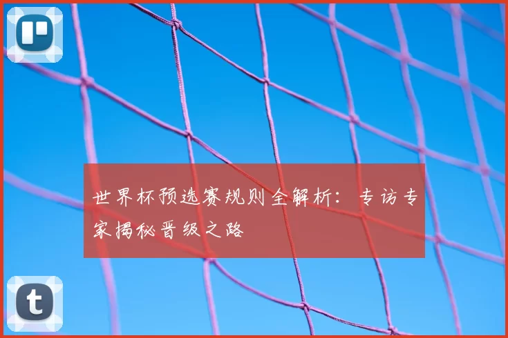 世界杯预选赛规则全解析:专访专家揭秘晋级之路