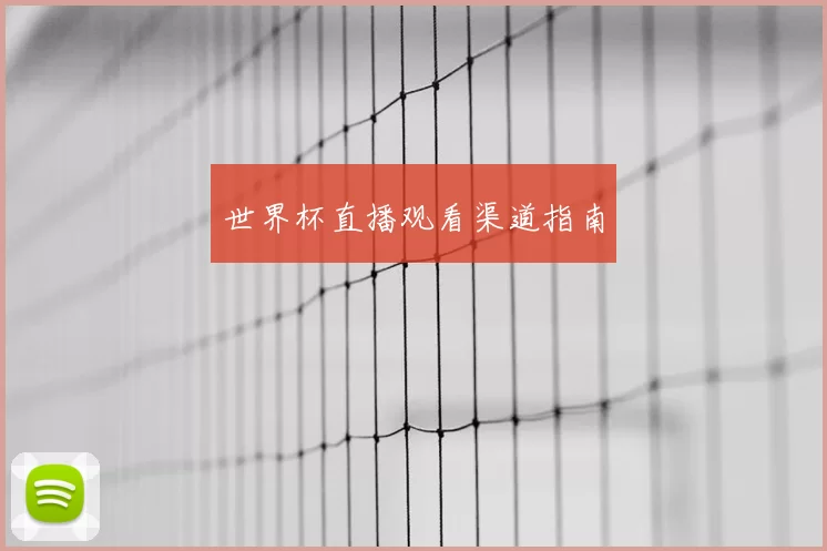 世界杯直播观看渠道指南