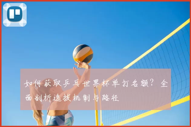 如何获取乒乓世界杯单打名额？全面剖析选拔机制与路径