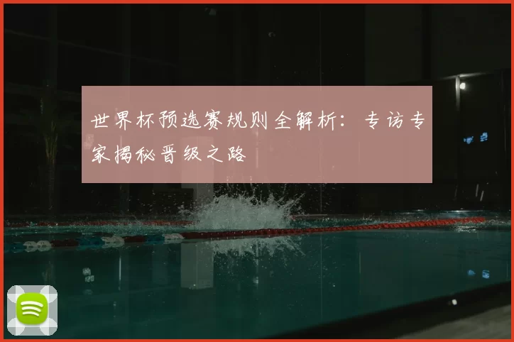 世界杯预选赛规则全解析：专访专家揭秘晋级之路